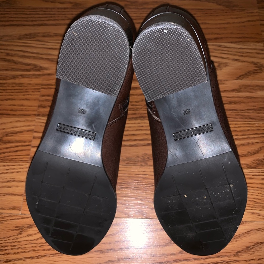 EUC {MARC FISHER} Samona Block Heel Ankle Boot - Picture 6 of 6